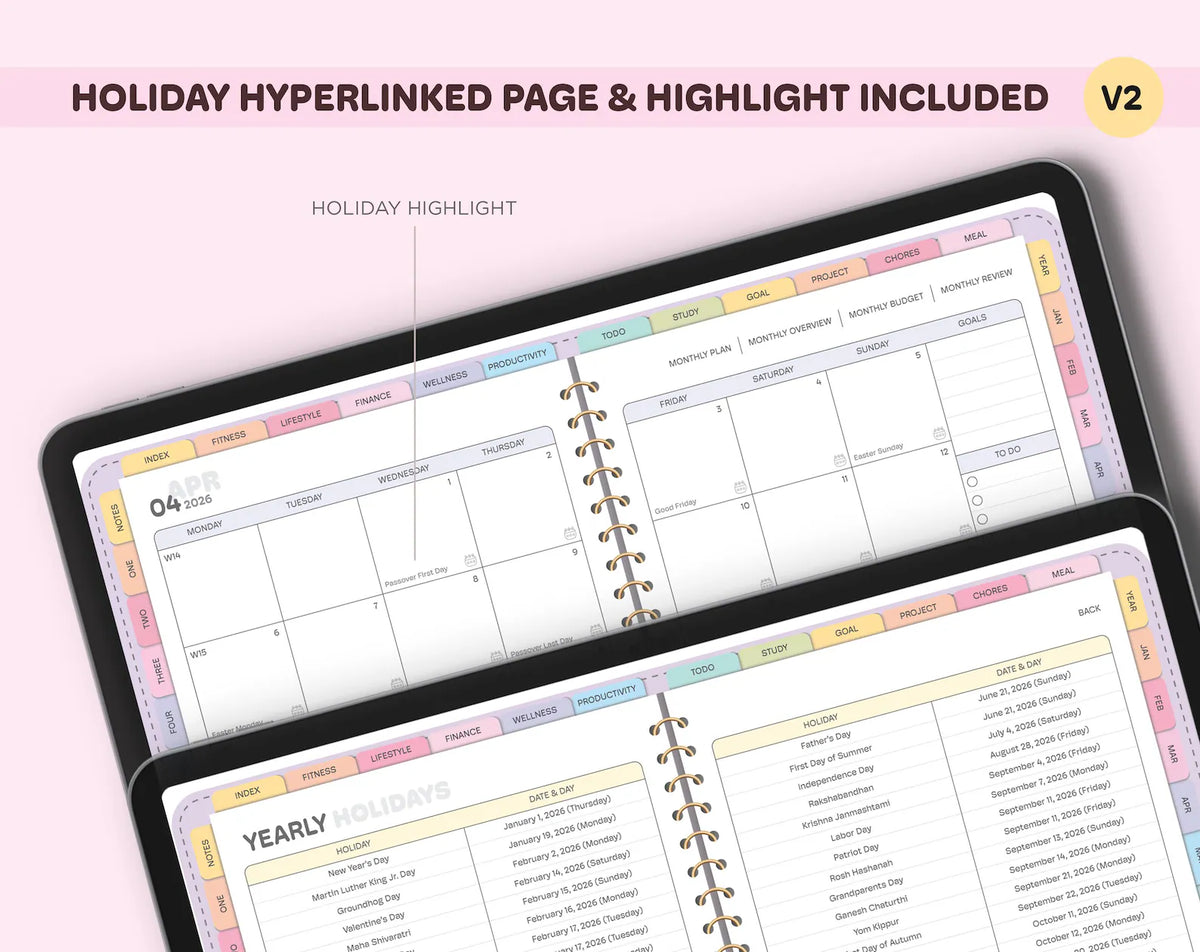 All-in-One Digital Planner 2026–2027